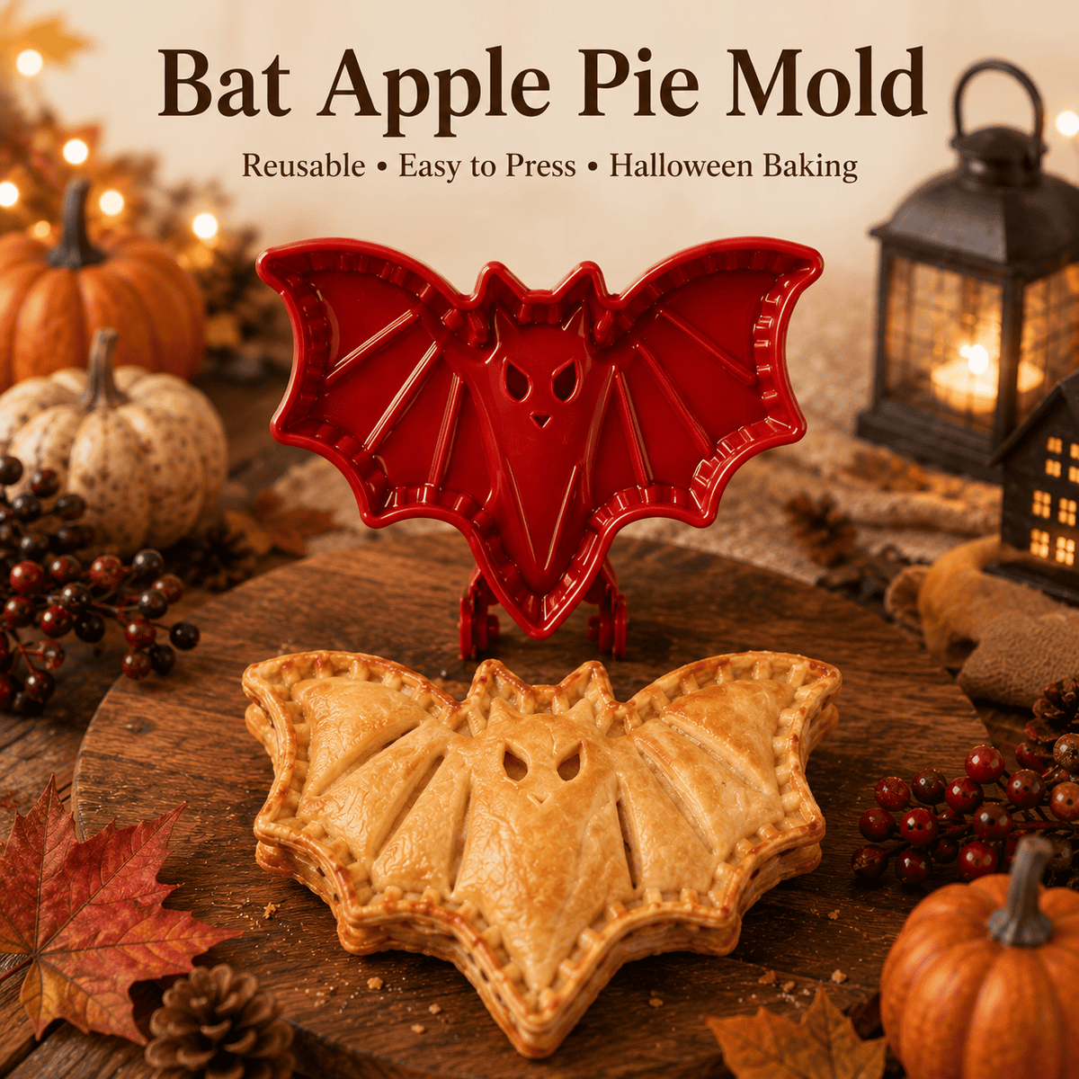 🎃 8-piece set of moulds for small Halloween tarts