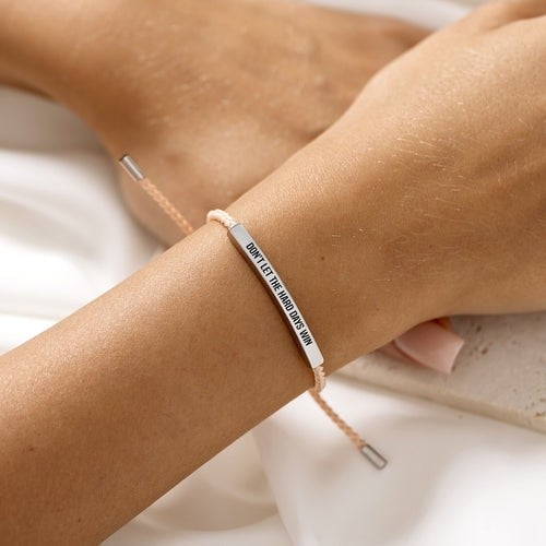 💖Inspirational Bracelet – A Meaningful Reminder To Stay Strong & Keep Going