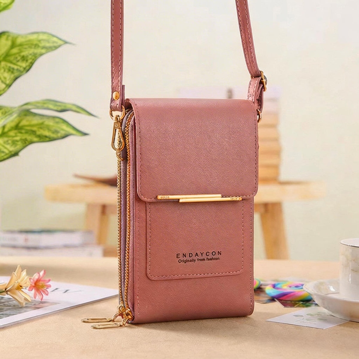 👛Anti-theft shoulder bag for mobile phones | Access to touchscree