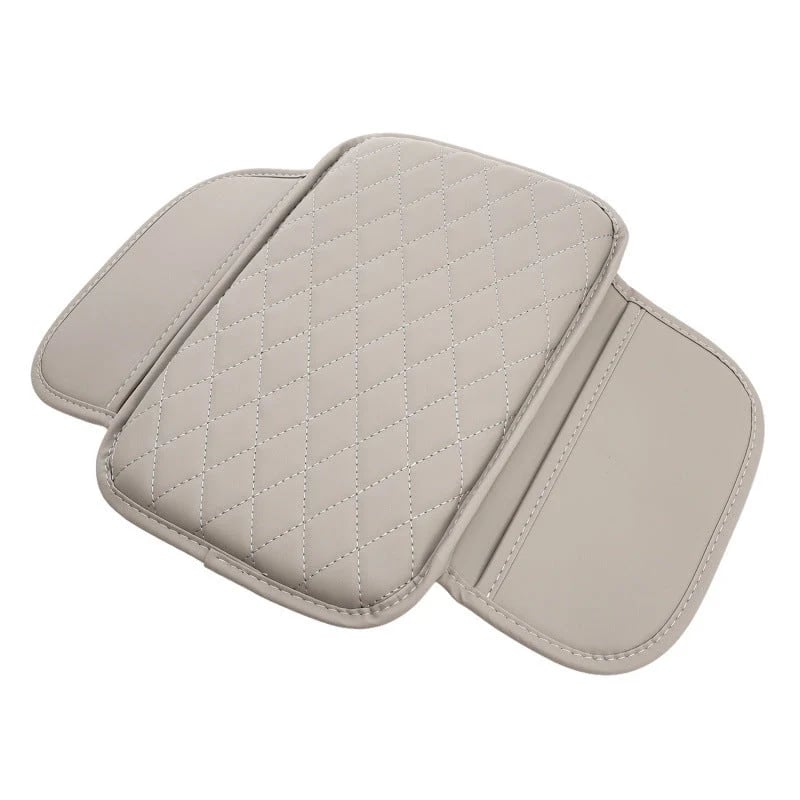 Multifunctional Car Armrest Cushion – Padded Console Cover with Built-In Storage
