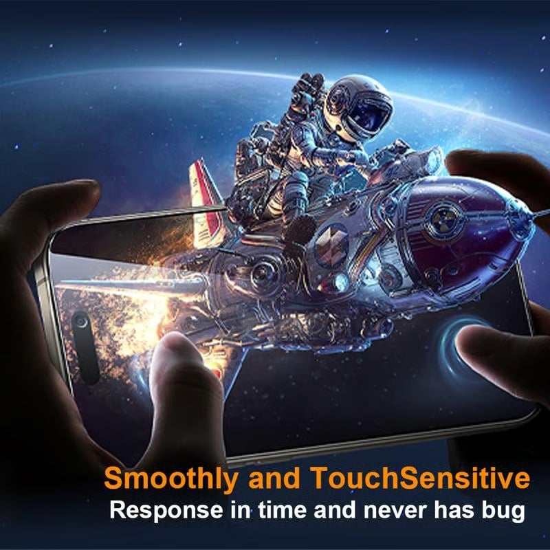 Luxury screen protector for iPhone – fingerprint-resistant, scratch-resistant
