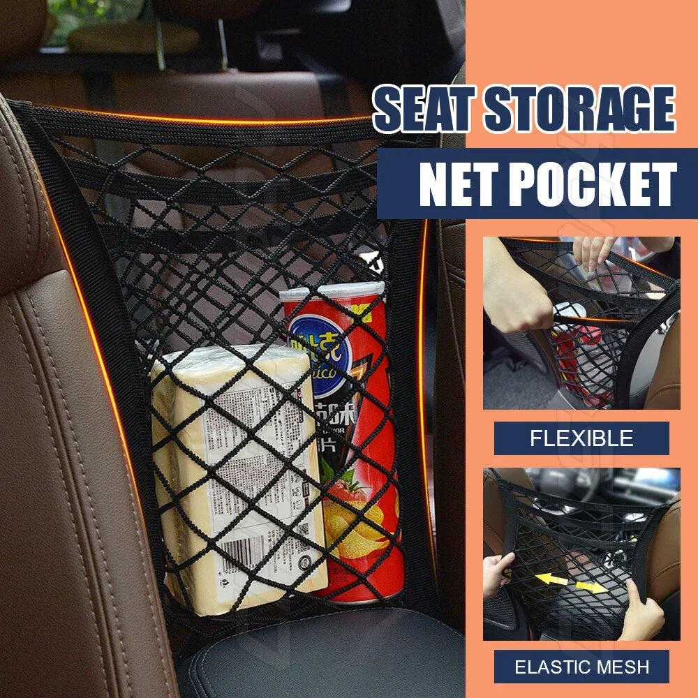 3-layer storage net and barrier for car sorting