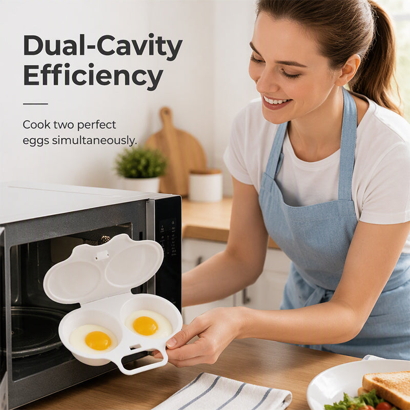 🎁New for 2026 – 50% off💥Microwave egg cooker with lid and handl