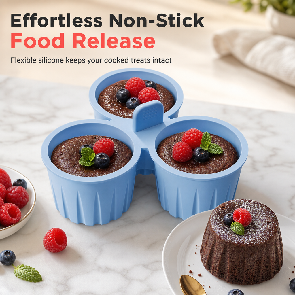 Silicone baking tin for an air fryer