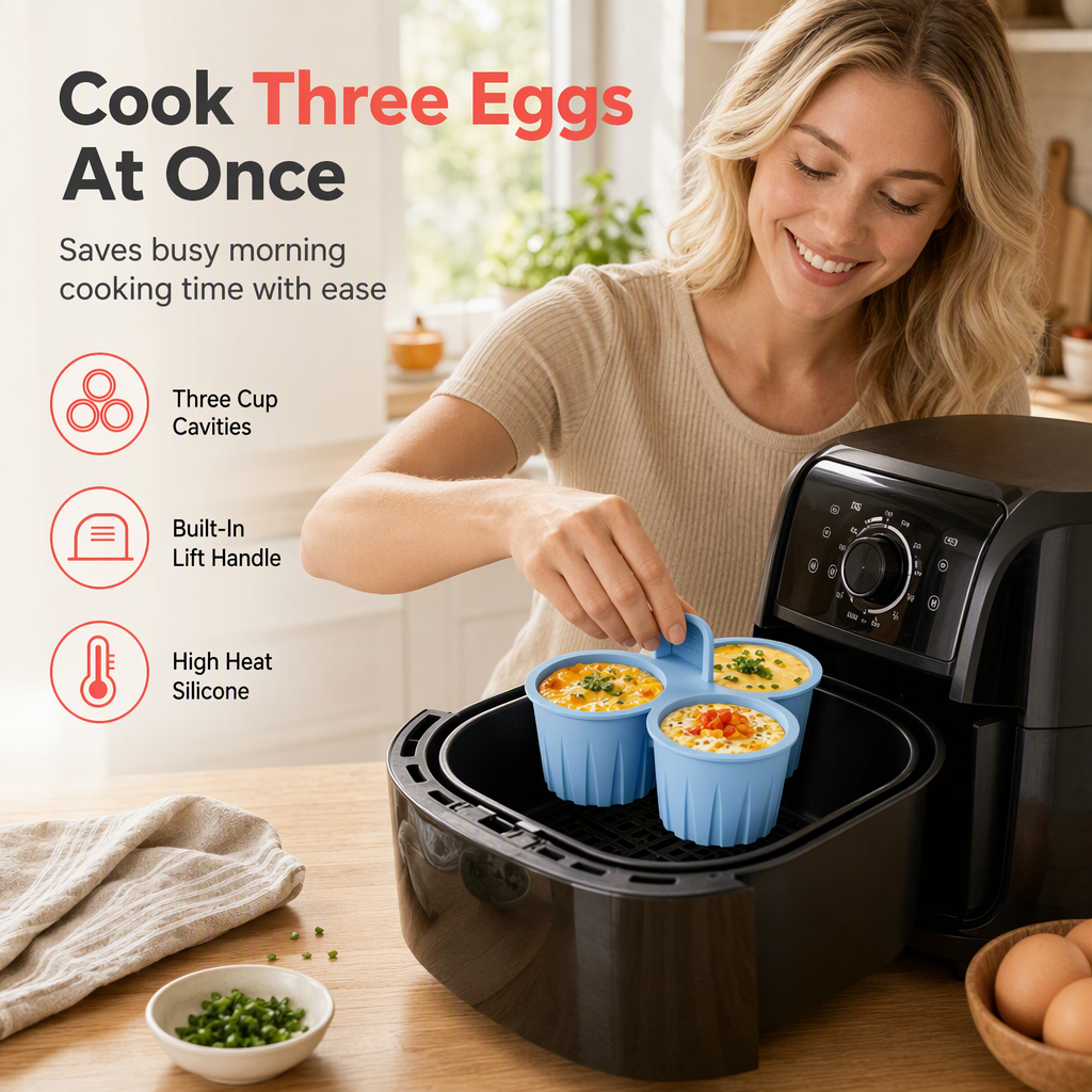 Silicone baking tin for an air fryer