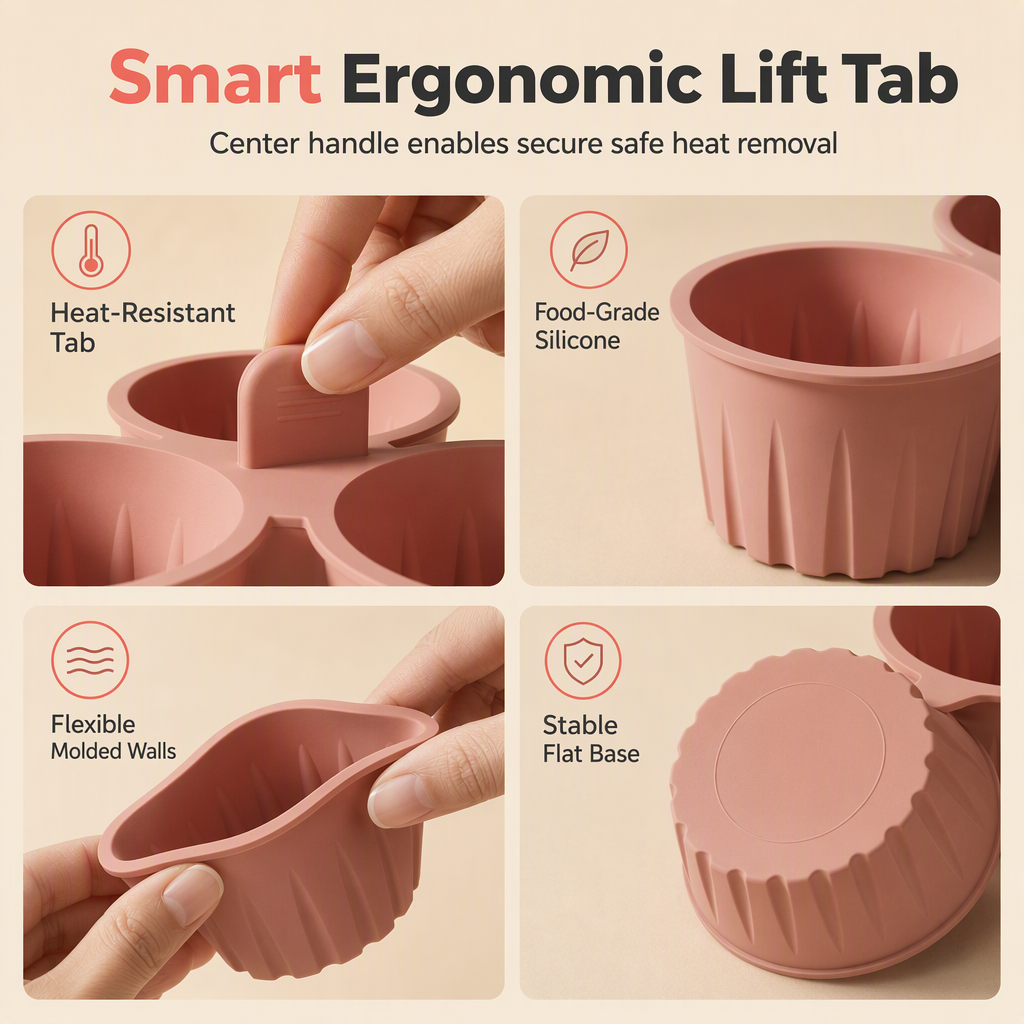 Silicone baking tin for an air fryer