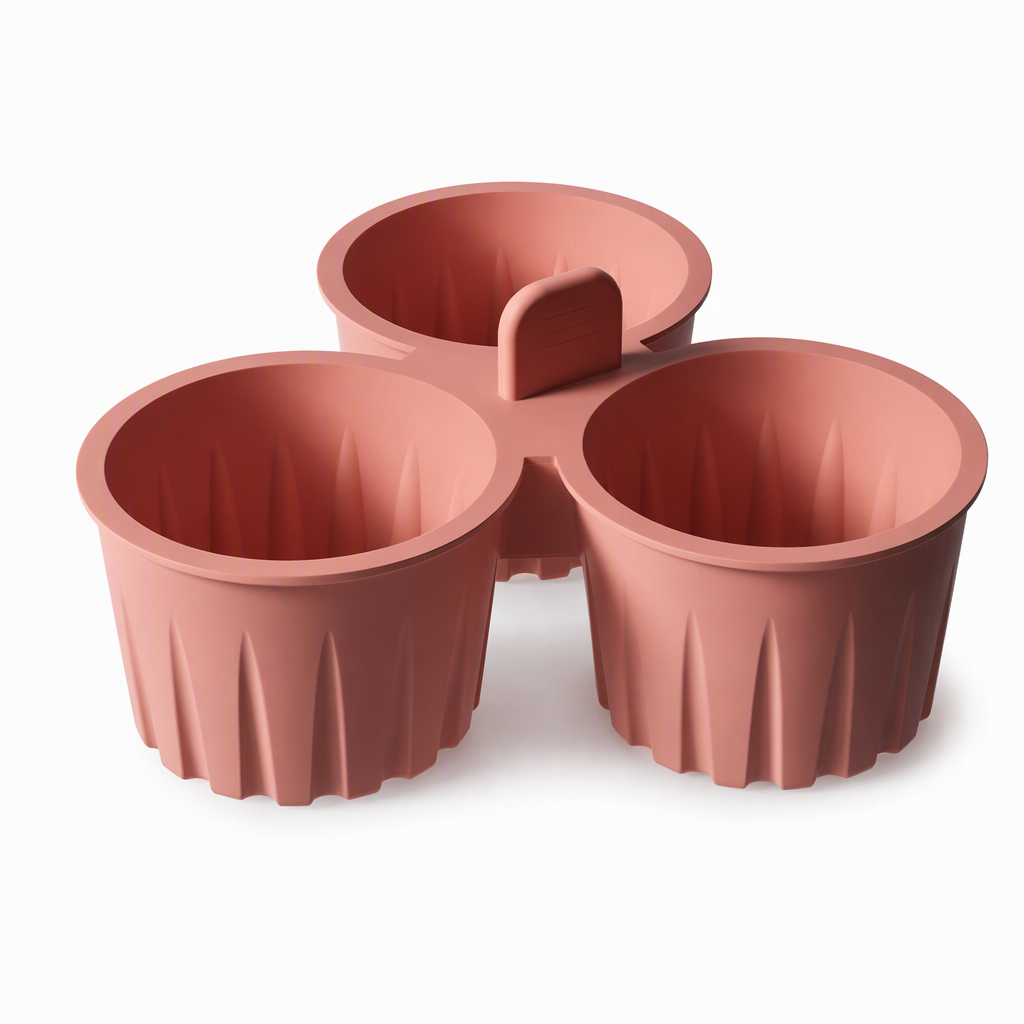 Silicone baking tin for an air fryer