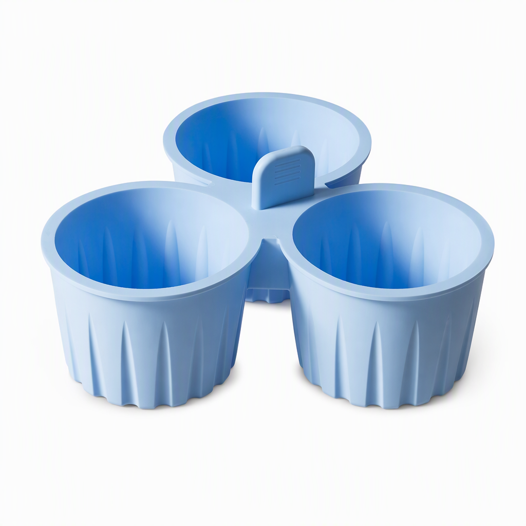 Silicone baking tin for an air fryer