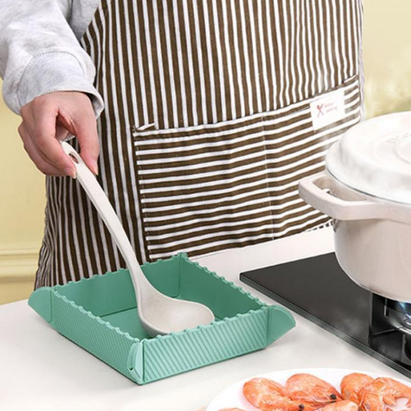 🎁Limited time 49% OFF🍳Magnetic Silicone Trivet 🧲 | Foldable Pot Mat & Small Kitchen Tray