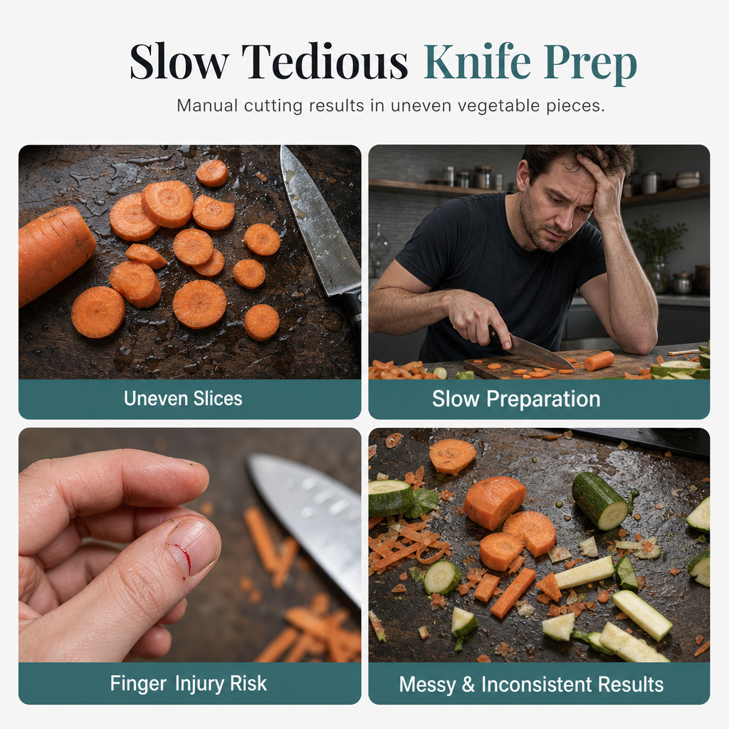 Hand-held spiral cutter and vegetable grater