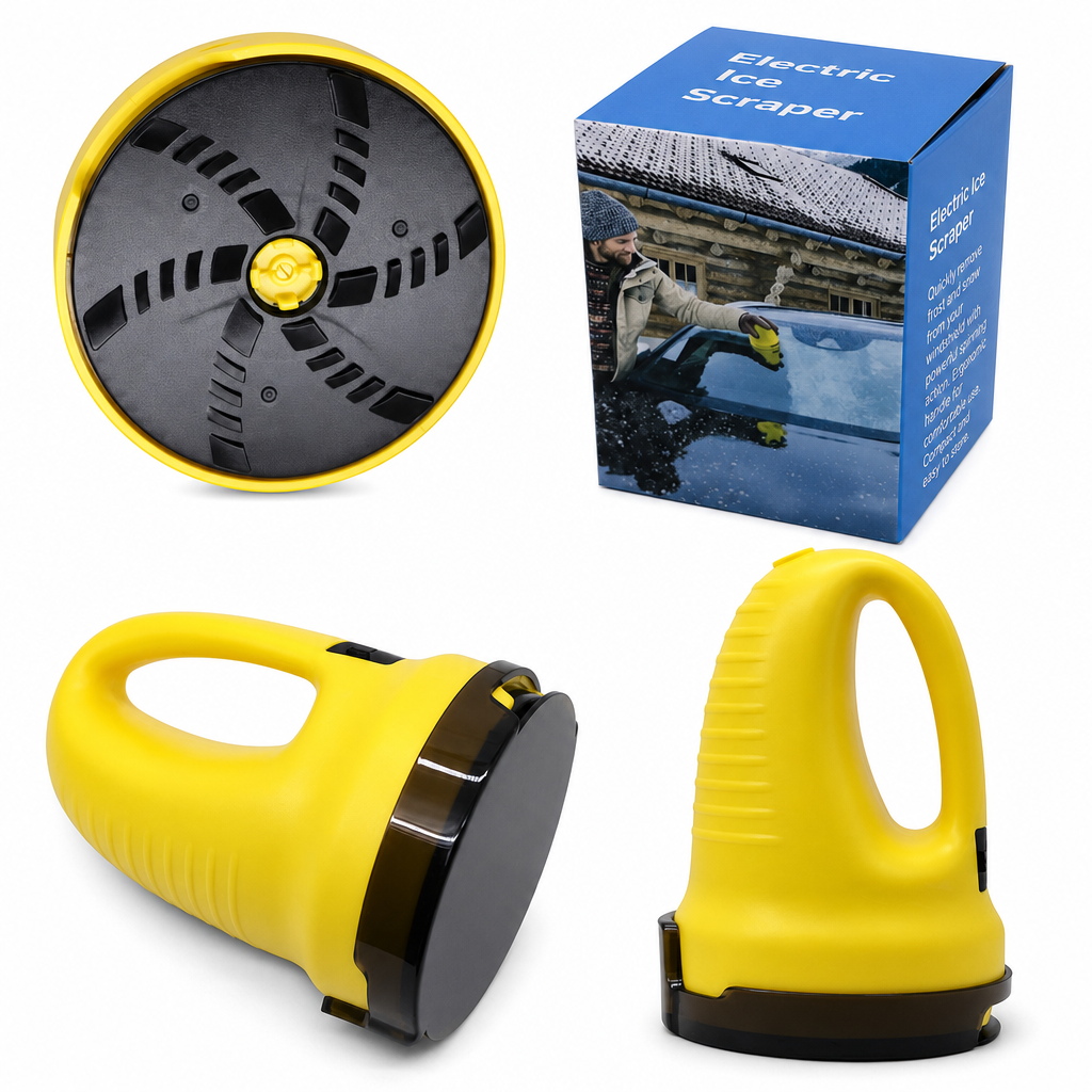Electric Car Windshield Snow Scraper and Deicing Tool for Winter Snow and Removal