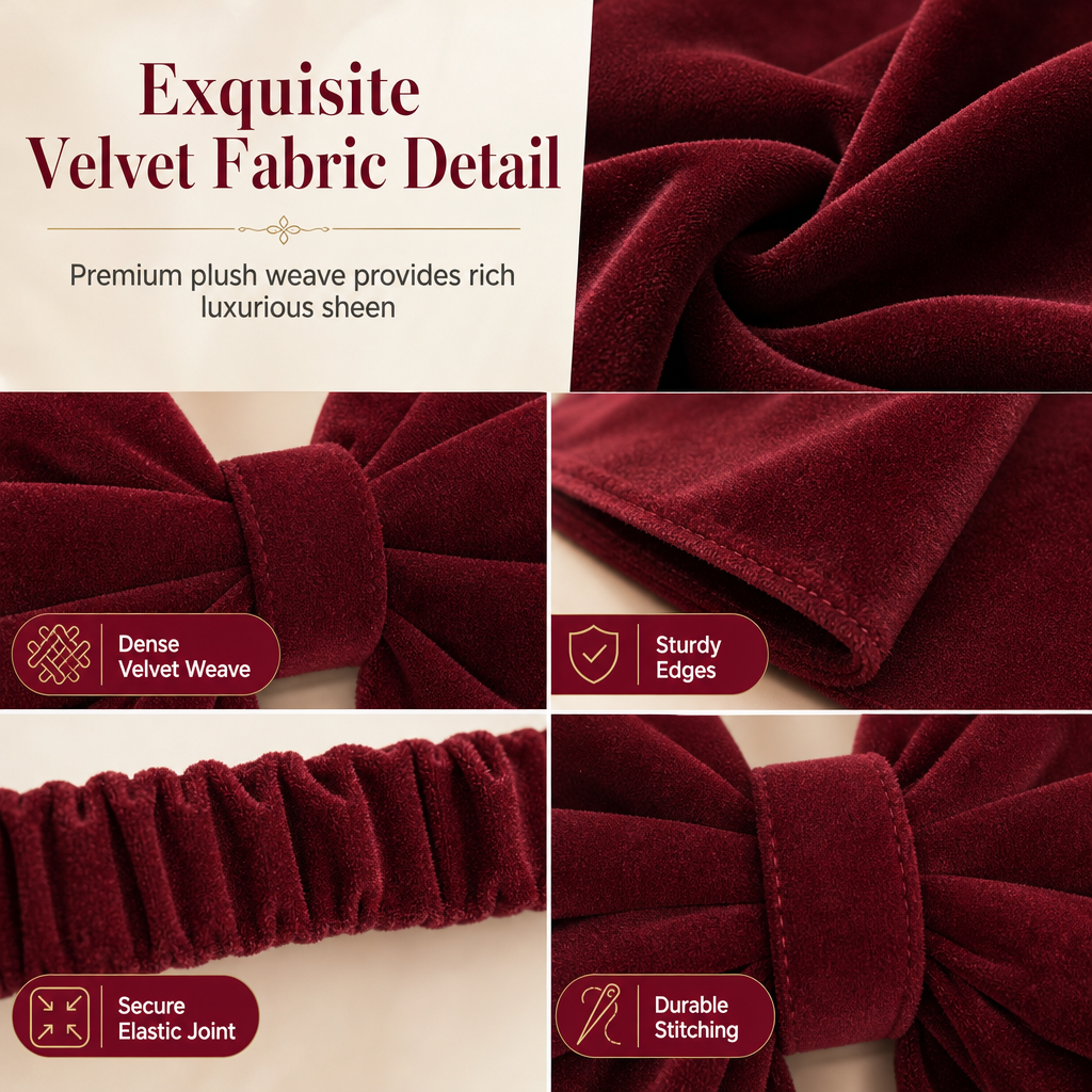⏳🔥50% OFF FOR A LIMITED TIME! ⏰🎀Large velvet Christmas bow - elegant decoration for the Christmas tree and home
