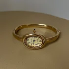 Bracelet Gold with Diamonds Small Dial Waterproof Watch – 01 7
