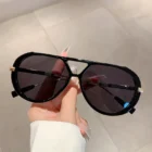 Big Frame Leopard Colorful Sunglasses – Black Black 9