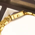 Gold Dial Bralette Geometric Wrist Watch 2