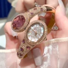 Crystal Waterproof Snake Shape Wrist Watch 2