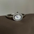 Bracelet Gold with Diamonds Small Dial Waterproof Watch – 08 11