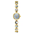 Gold Small Dial Bracelet Clock Wristwatch – Blue 8