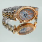 Fashion Women Watch Diamond Golden Steel Waterproof Vintage Female Handwatch Original Luxury Brands Leather Wristwatches Ladies 4