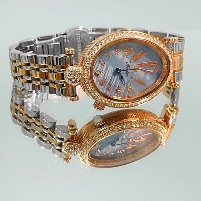 Fashion Women Watch Diamond Golden Steel Waterproof Vintage Female Handwatch Original Luxury Brands Leather Wristwatches Ladies 4