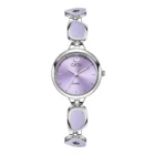 Round Quartz Small Dial Waterproof Watch – PURPLE 11