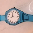 2D Sketching Men and Women Waterproof Watch 3