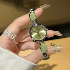 Round Quartz Small Dial Waterproof Watch