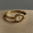 Bracelet Gold with Diamonds Small Dial Waterproof Watch 3