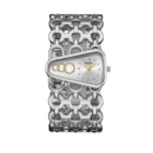 Gold Dial Bralette Geometric Wrist Watch – SilverBlack Face 10