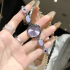 Round Quartz Small Dial Waterproof Watch 6