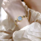 Gold Small Dial Bracelet Clock Wristwatch 6