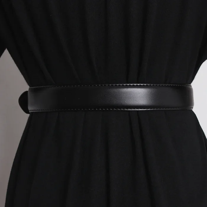 2.8cm Vintage Pu Leather Women’s Belt with Metal Pin Buckle 4