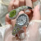Crystal Waterproof Snake Shape Wrist Watch 6