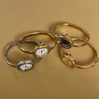 Bracelet Gold with Diamonds Small Dial Waterproof Watch 2