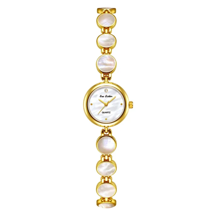 Shell Bracelet Watch – WHITE 8