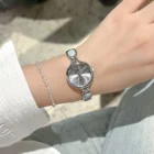 Round Quartz Small Dial Waterproof Watch 5