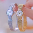 Golden Quartz Small String Wristwatch 6
