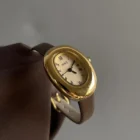 Bracelet Gold with Diamonds Small Dial Waterproof Watch – 12 15