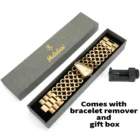 Gold Dial Bralette Geometric Wrist Watch 6