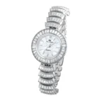 Mermaid Full Diamond Waterproof Watch – Silver 3