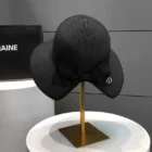 Black Bow Straw Hat – As shown [350853] 8