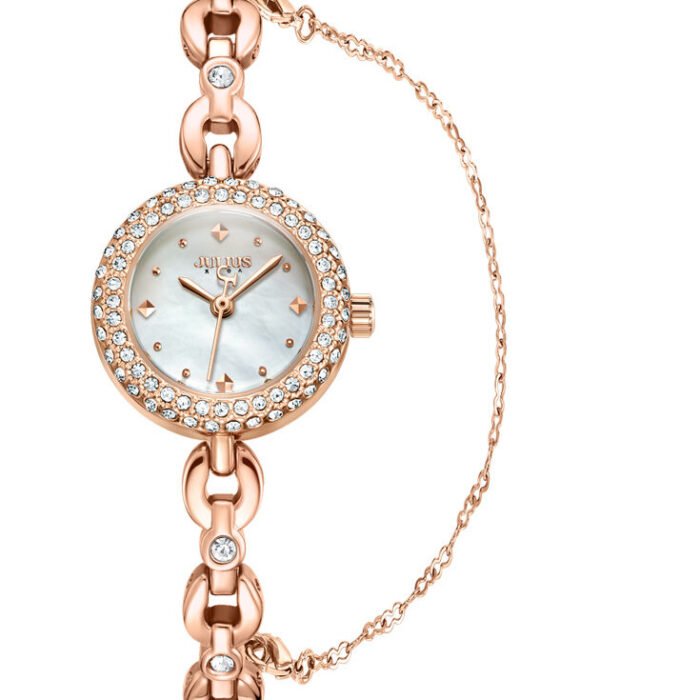 Zircon Bracelate Quartz Wristwatch 2
