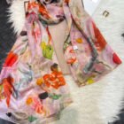 Summer Printed Silk Scarves 20