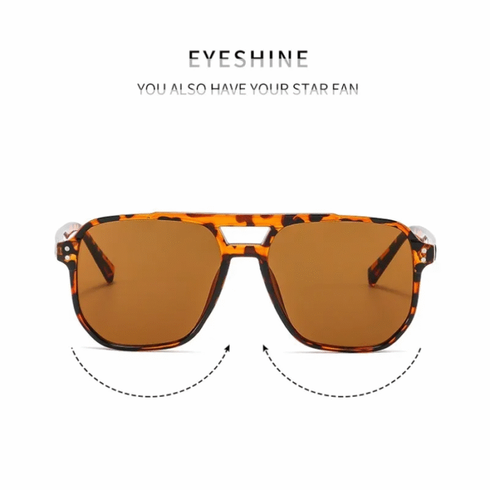 Large Square Sunglasses UV400 Shades 5