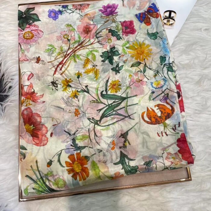 Summer Printed Silk Scarves 27