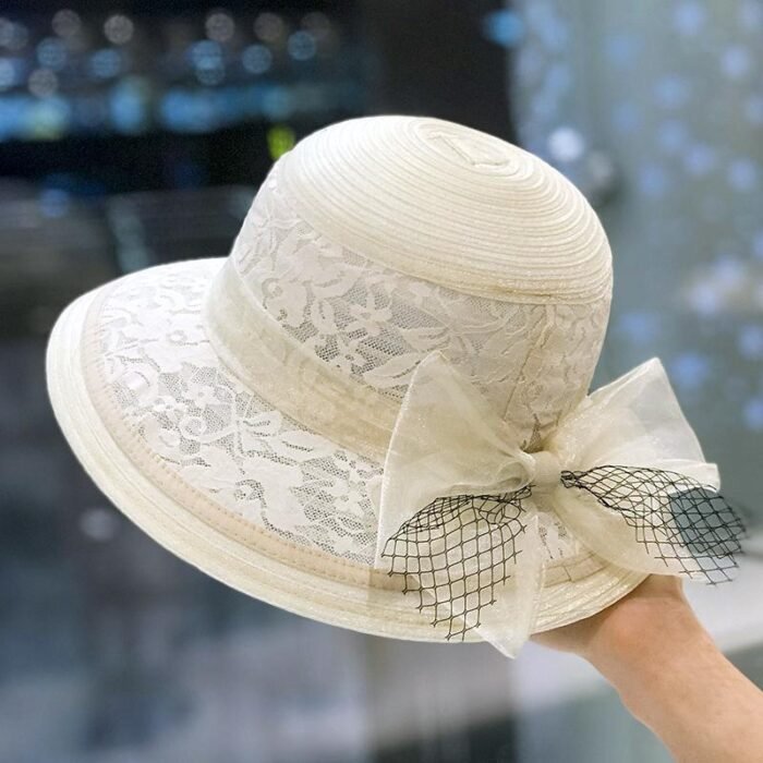 Lace Net Hepburn Hat 4