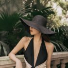 Large Mesh Patchwork Beach Sun Hat 5