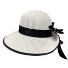 Wide Brim Beach Sun Knit Bow Hat 6
