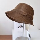 Straw Belt Hat – Brown 4