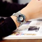 Diamond Encrusted Bralette Quartz Watch 2